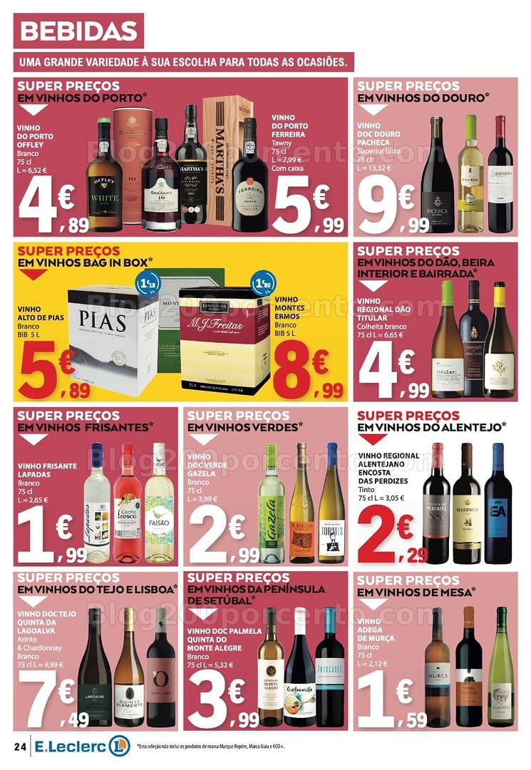 Antevisão Folheto E-LECLERC Promoções de 16 a 22 julho